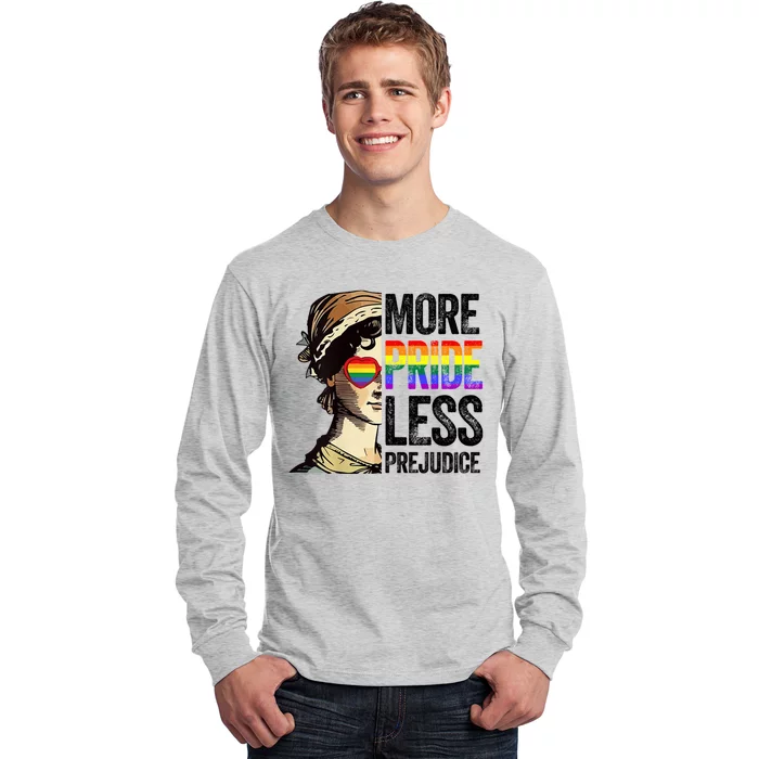 More Pride Less Prejudice Lgbt Gay Proud Ally Pride Month Long Sleeve Shirt