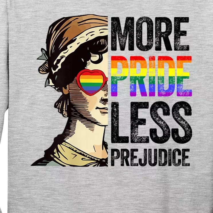 More Pride Less Prejudice Lgbt Gay Proud Ally Pride Month Long Sleeve Shirt