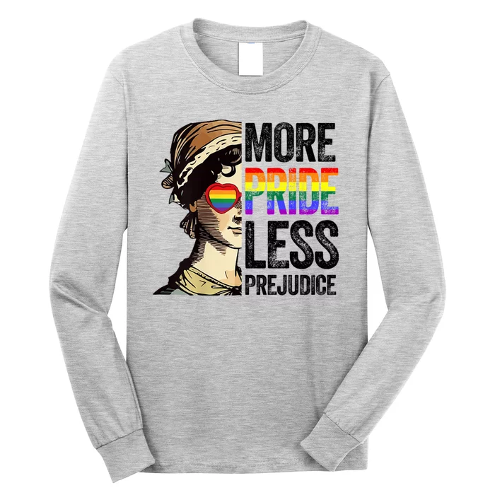 More Pride Less Prejudice Lgbt Gay Proud Ally Pride Month Long Sleeve Shirt