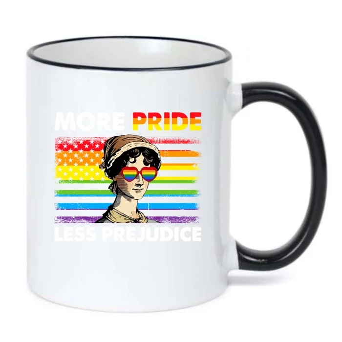 More Pride Less Prejudice Lgbt Gay Proud Ally Pride Month. Black Color Changing Mug