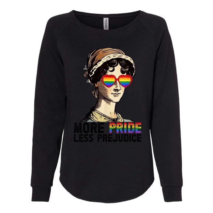 More Pride Less Prejudice Lgbt Gay Proud Ally Pride Month. Womens California Wash Sweatshirt