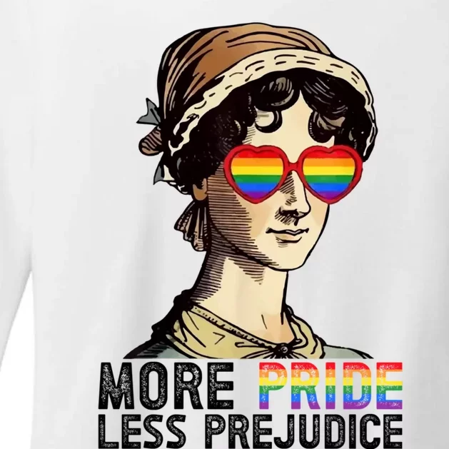 More Pride Less Prejudice Lgbt Gay Proud Ally Pride Month. Womens CVC Long Sleeve Shirt