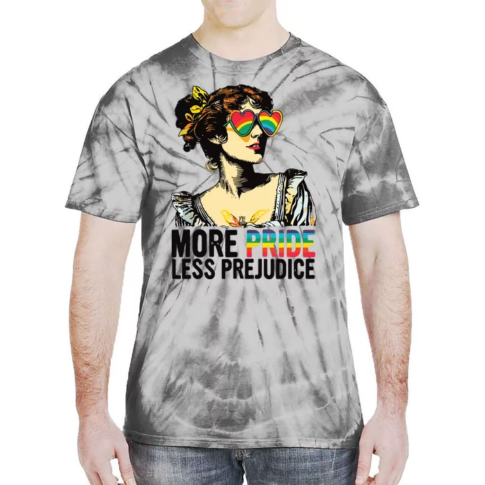 More Pride Less Prejudice Lgbt Pride Month More Pride Tie-Dye T-Shirt