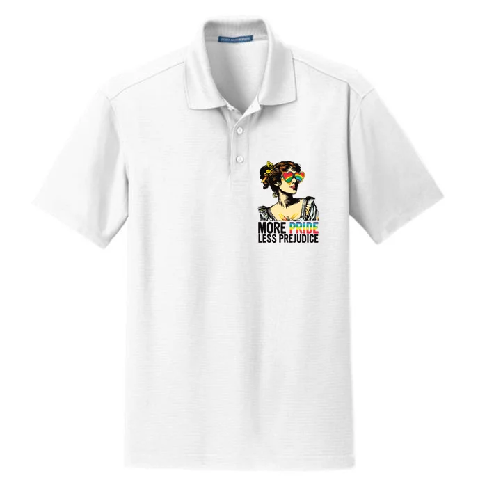 More Pride Less Prejudice Lgbt Pride Month More Pride Dry Zone Grid Performance Polo