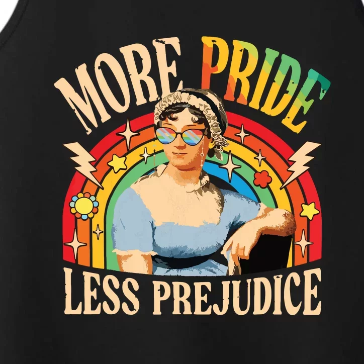 More Pride Less Prejudice Lgbtq Rainbow Performance Tank