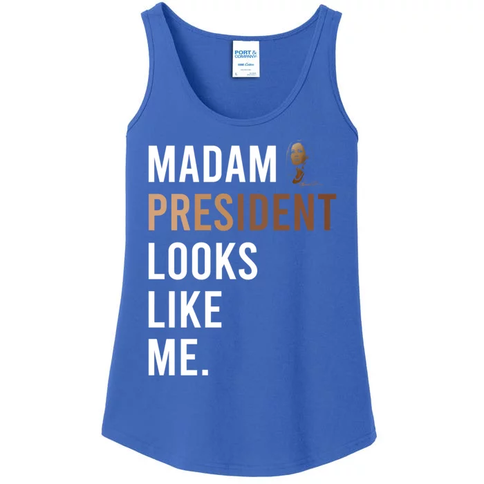 Madam President Looks Like Me Kamala Harris 2024 Gift Ladies Essential Tank