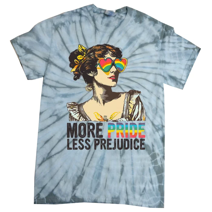 More Pride Less Prejudice Lgbt Pride Month More Pride Tie-Dye T-Shirt