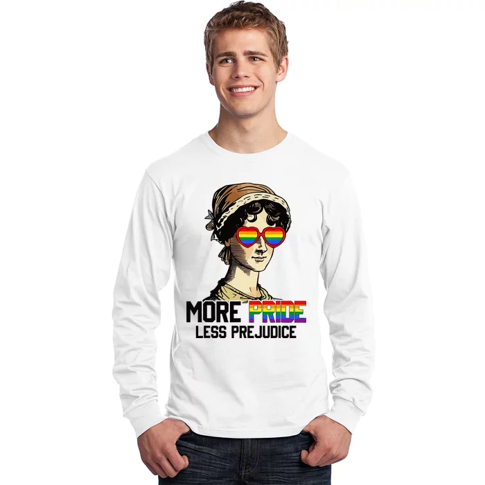 More Pride Less Prejudice Lgbt Gay Proud Ally Pride Month Long Sleeve Shirt