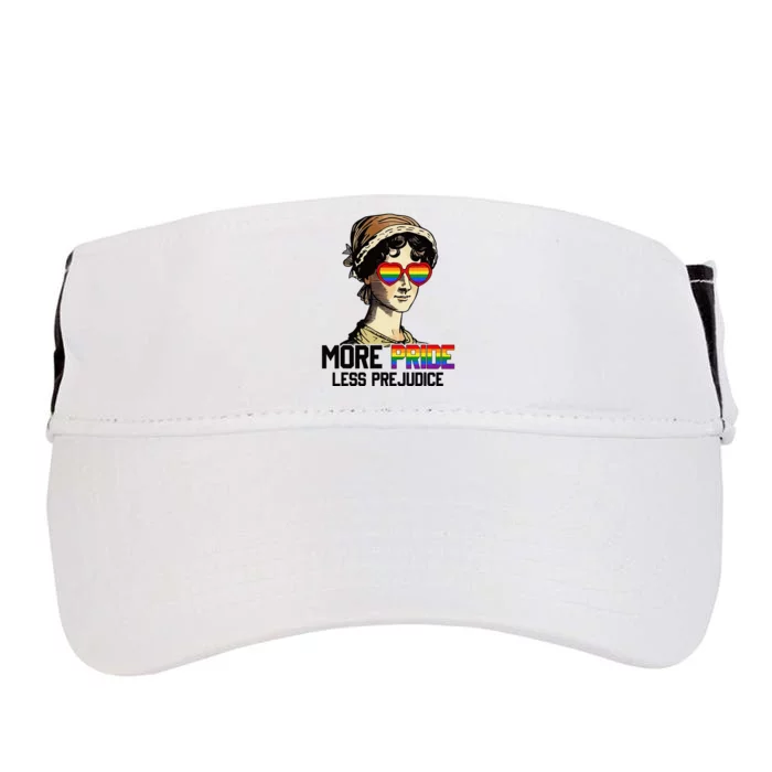 More Pride Less Prejudice Lgbt Gay Proud Ally Pride Month Adult Drive Performance Visor