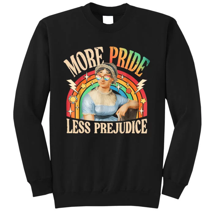 More Pride Less Prejudice Lgbtq Rainbow Tall Sweatshirt