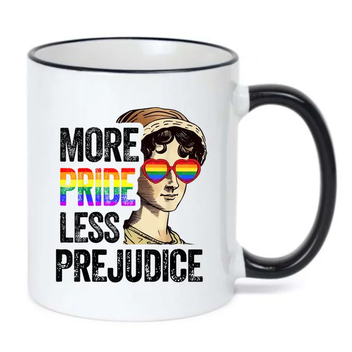 More Pride Less Prejudice Lgbt Gay Proud Ally Pride Month Black Color Changing Mug