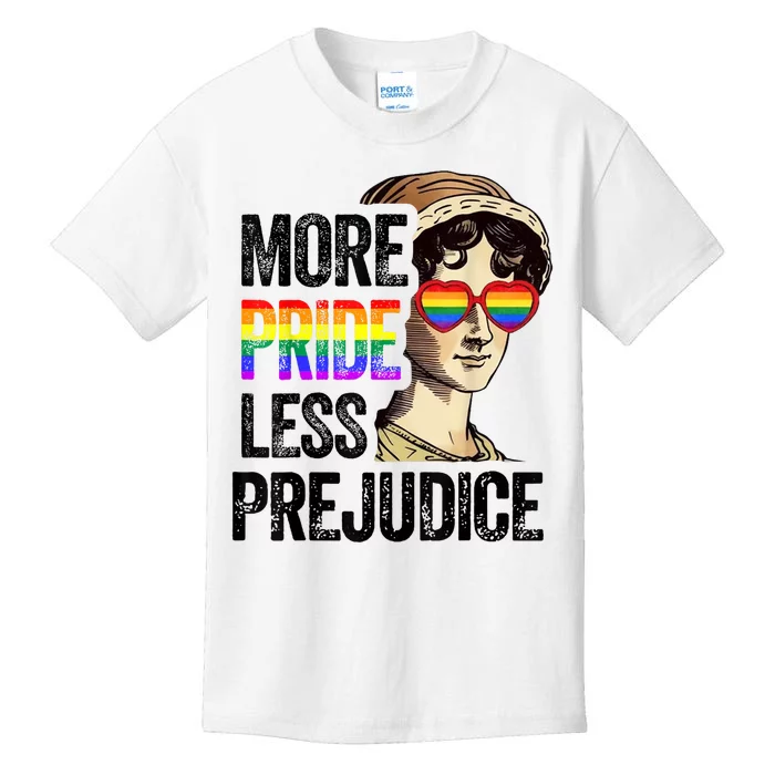 More Pride Less Prejudice Lgbt Gay Proud Ally Pride Month Kids T-Shirt