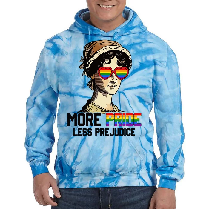 More Pride Less Prejudice Lgbt Gay Proud Ally Pride Month Tie Dye Hoodie