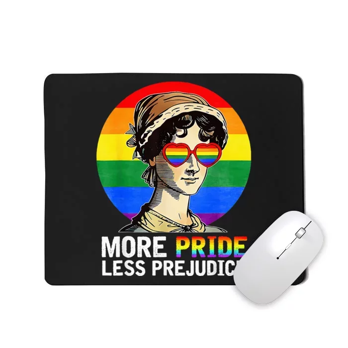 More Pride Less Prejudice Lgbt Gay Proud Ally Mousepad