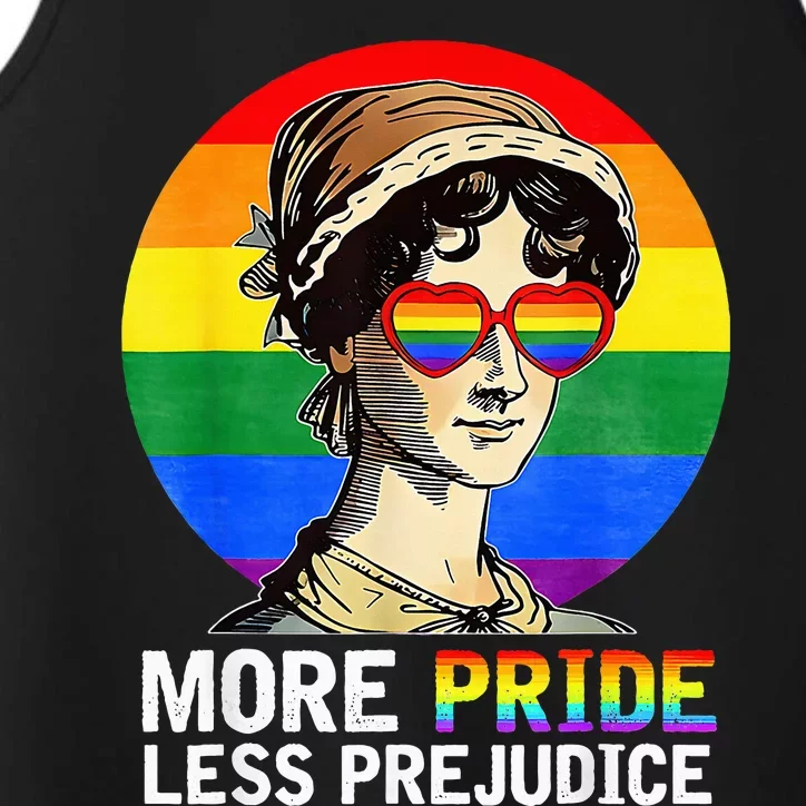 More Pride Less Prejudice Lgbt Gay Proud Ally Performance Tank