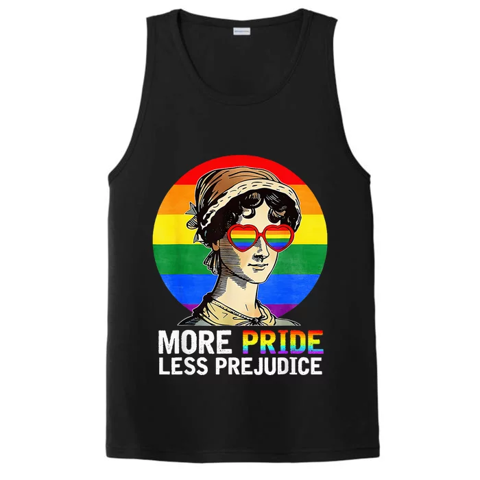 More Pride Less Prejudice Lgbt Gay Proud Ally Performance Tank