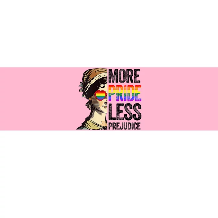 More Pride Less Prejudice Lgbt Gay Proud Ally Pride Month Bumper Sticker