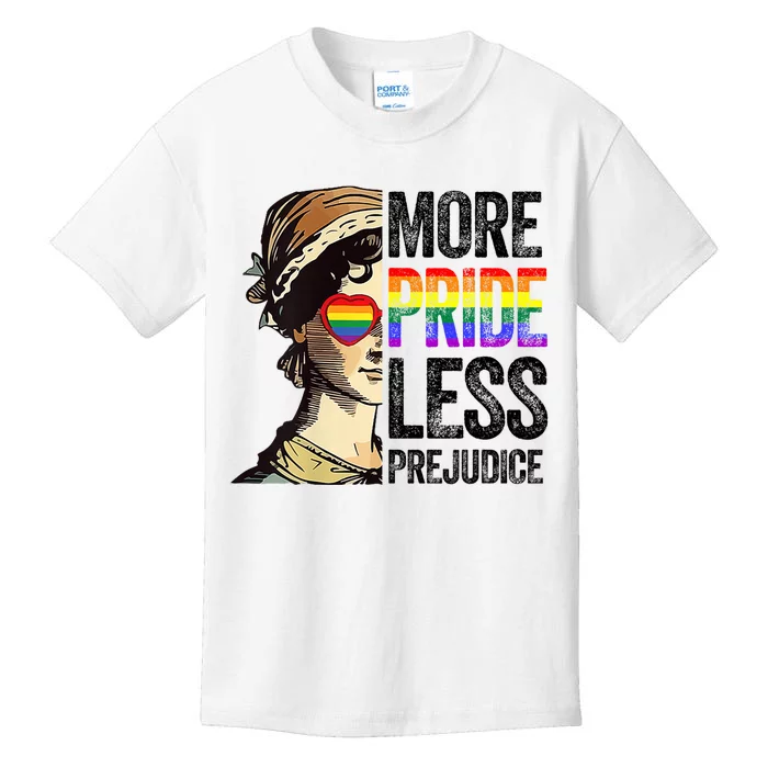 More Pride Less Prejudice Lgbt Gay Proud Ally Pride Month Kids T-Shirt