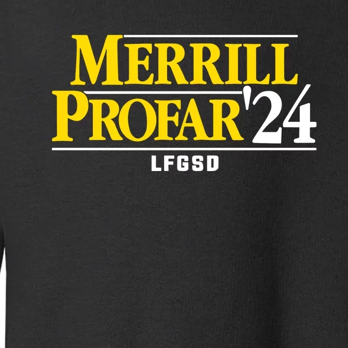 Merrill Profar Lfgsd 2024 San Diego Football Toddler Sweatshirt