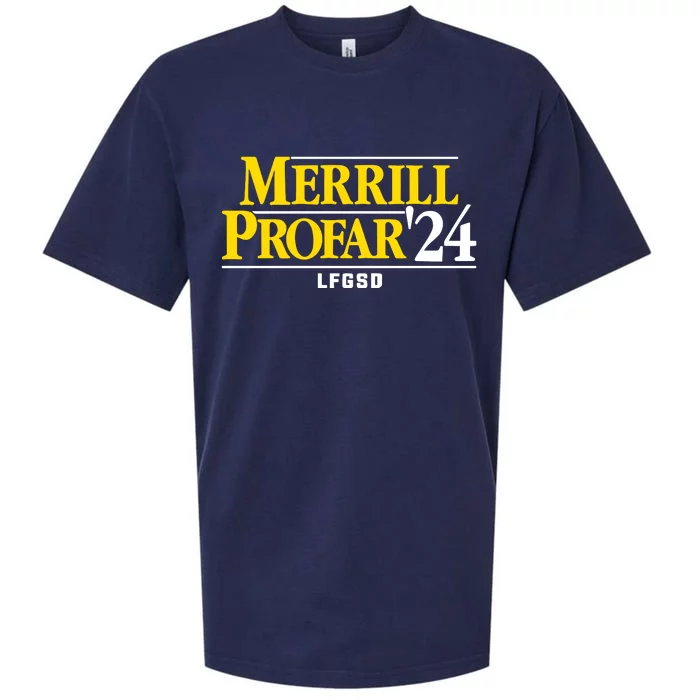 Merrill Profar Lfgsd 2024 San Diego Football Sueded Cloud Jersey T-Shirt