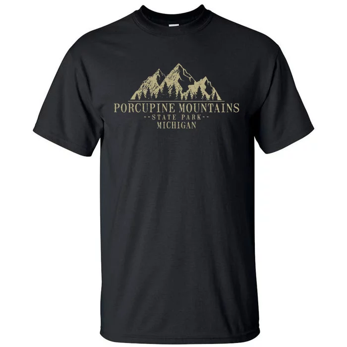 Michigan Porcupine Mountains State Park Tall T-Shirt