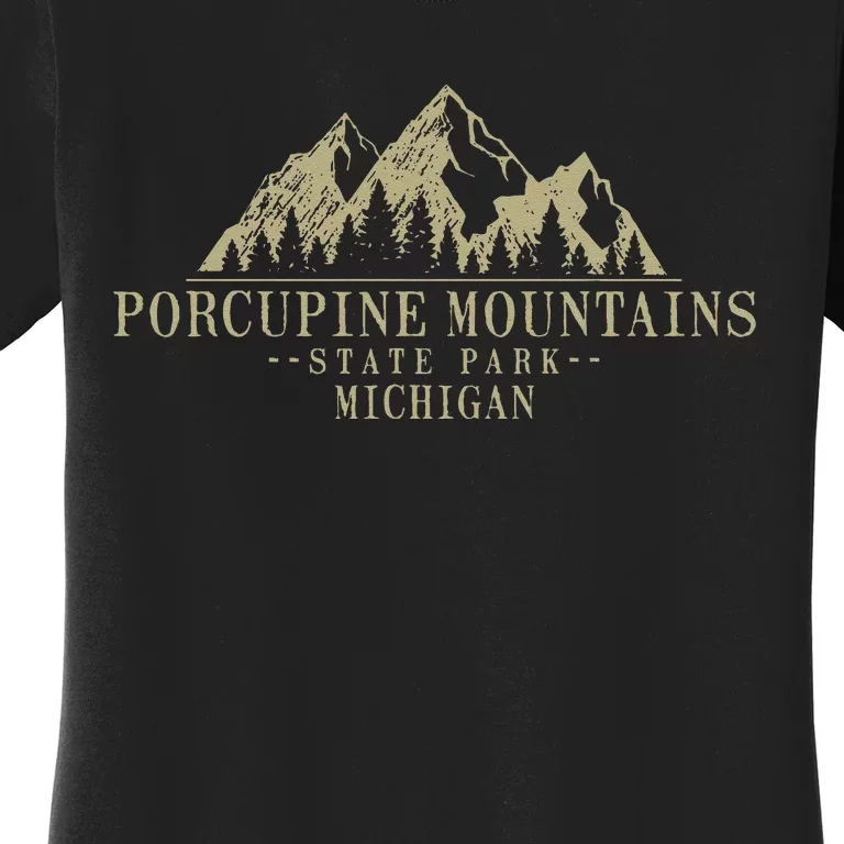 Michigan Porcupine Mountains State Park Women's T-Shirt