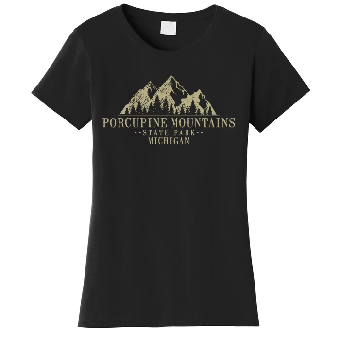 Michigan Porcupine Mountains State Park Women's T-Shirt