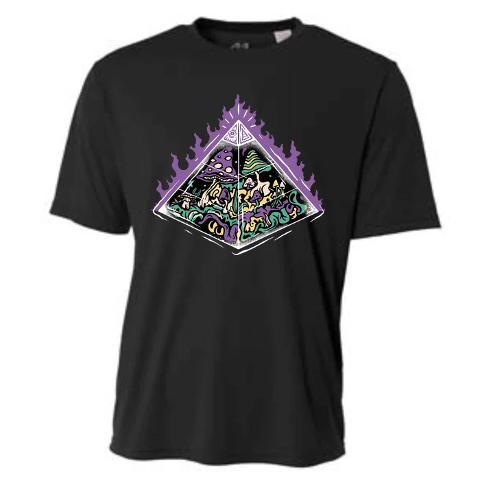 Mushroom Pyramid Cooling Performance Crew T-Shirt