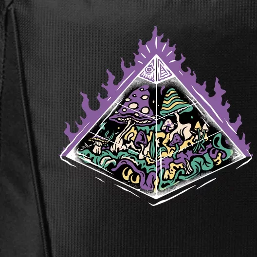 Mushroom Pyramid City Backpack