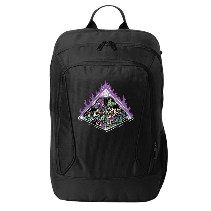 Mushroom Pyramid City Backpack