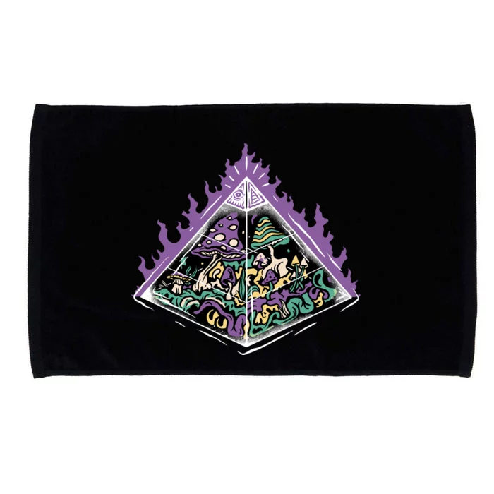 Mushroom Pyramid Microfiber Hand Towel