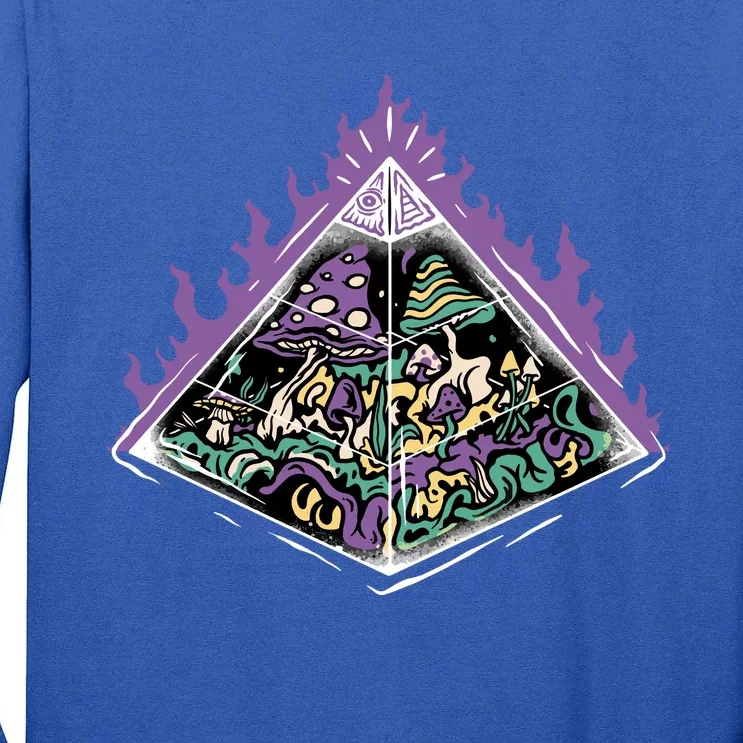 Mushroom Pyramid Tall Long Sleeve T-Shirt