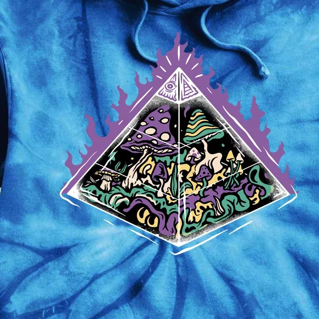 Mushroom Pyramid Tie Dye Hoodie