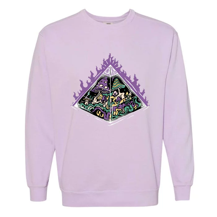 Mushroom Pyramid Garment-Dyed Sweatshirt