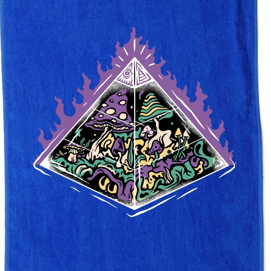 Mushroom Pyramid Platinum Collection Golf Towel