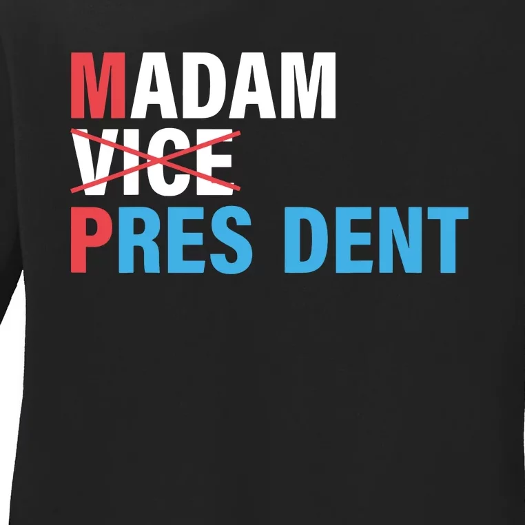 Madam President Ladies Long Sleeve Shirt