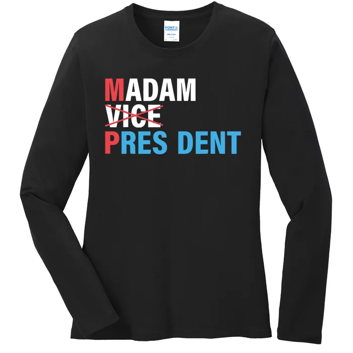 Madam President Ladies Long Sleeve Shirt