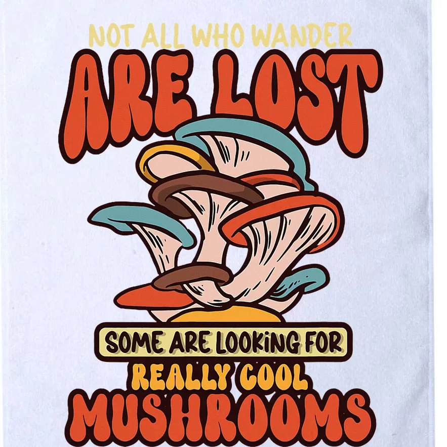 Mushroom Picker Mushroom Farmer Mushroom Picking Platinum Collection Golf Towel