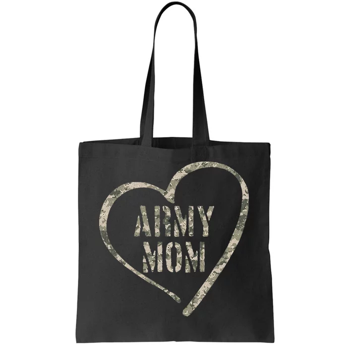 Mom Proud Military Mother Serviceman Soldier Mom Army Tote Bag