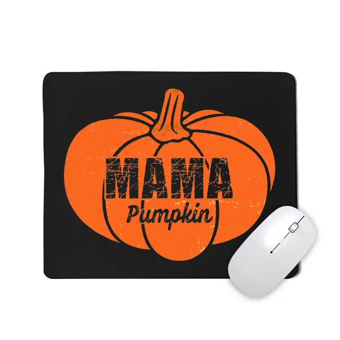 Mama Pumpkin Matching Family Halloween Thanksgiving Group Mousepad