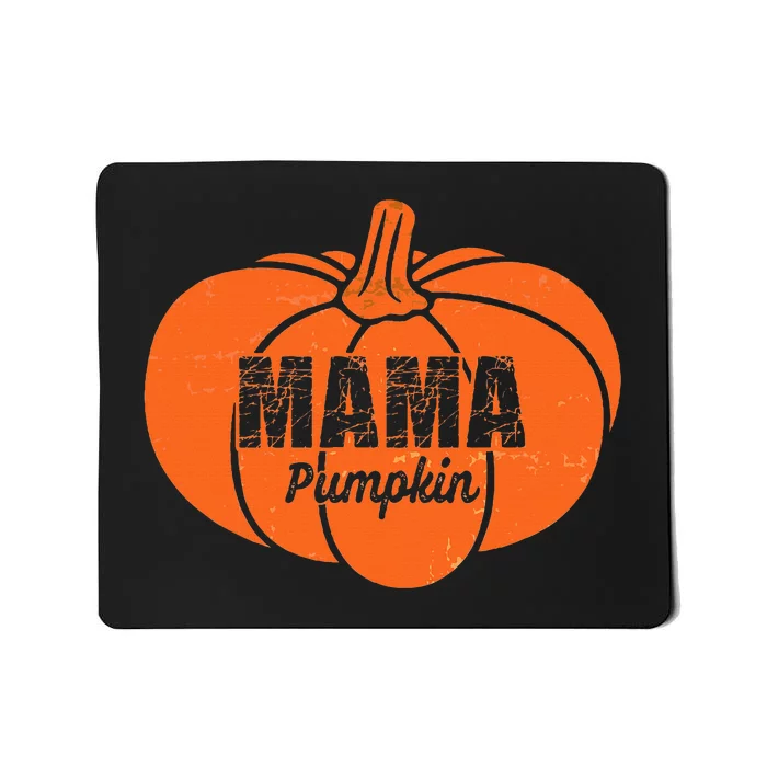 Mama Pumpkin Matching Family Halloween Thanksgiving Group Mousepad