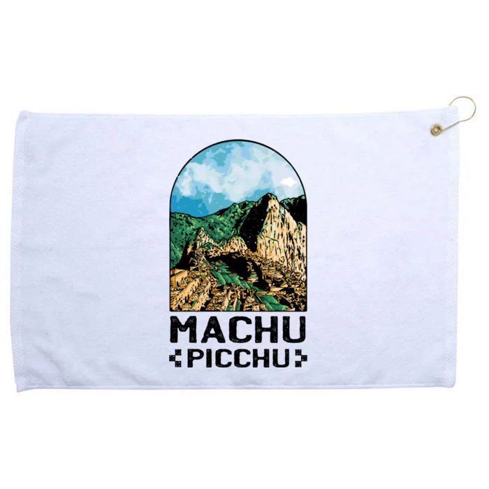 Machu Picchu Grommeted Golf Towel