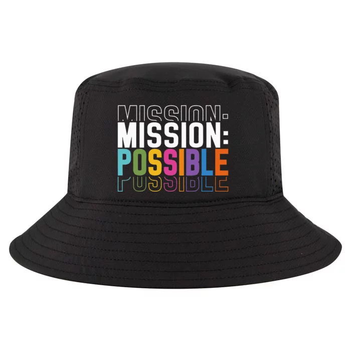 Mission Possible Motivational Inspirational School Cool Comfort Performance Bucket Hat