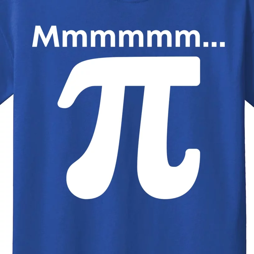 Mmmmm Pi Mathematics Funny Math Nerd Geek Pi Day Cute Gift Kids T-Shirt