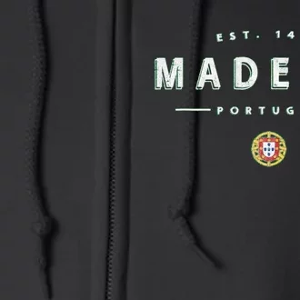 Madeira Portugal Madeira Island Full Zip Hoodie