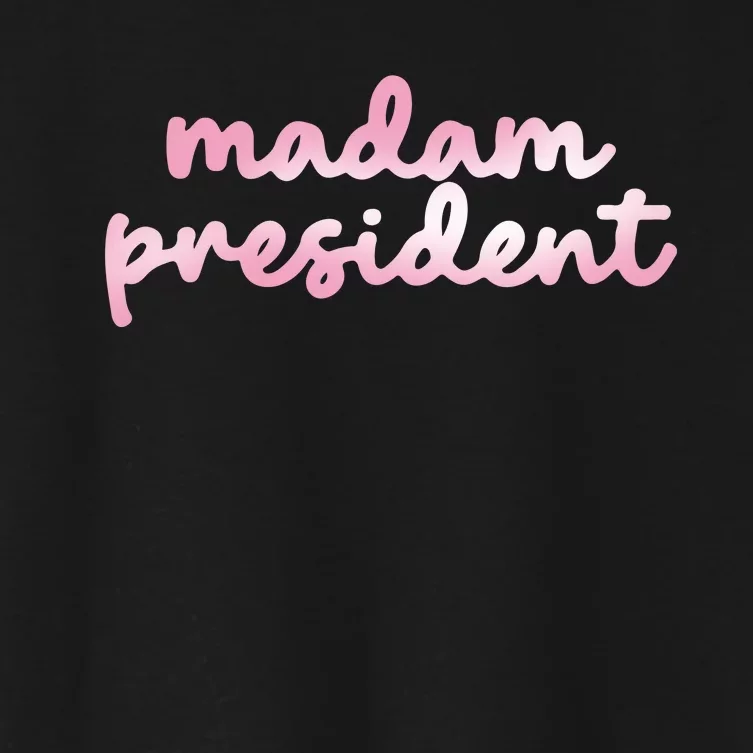 Madam President Women's Crop Top Tee