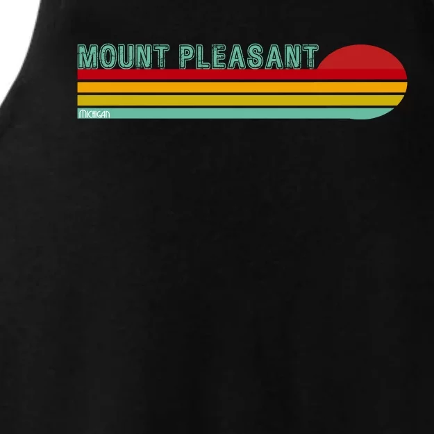 Mount Pleasant Michigan Ladies Tri-Blend Wicking Tank