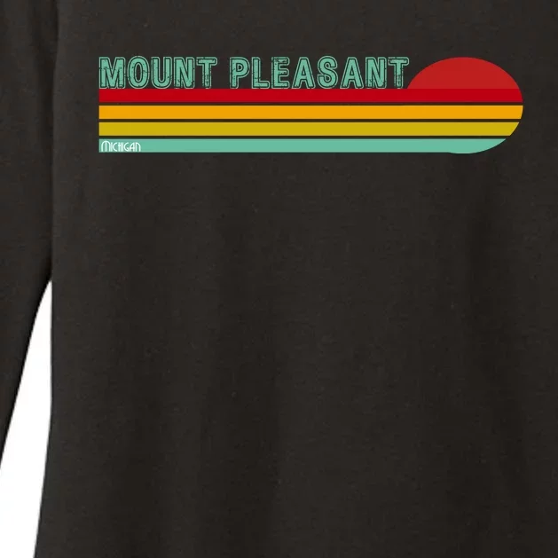 Mount Pleasant Michigan Womens CVC Long Sleeve Shirt