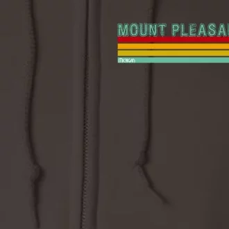 Mount Pleasant Michigan Full Zip Hoodie