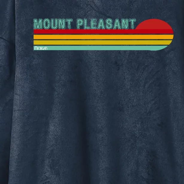 Mount Pleasant Michigan Hooded Wearable Blanket